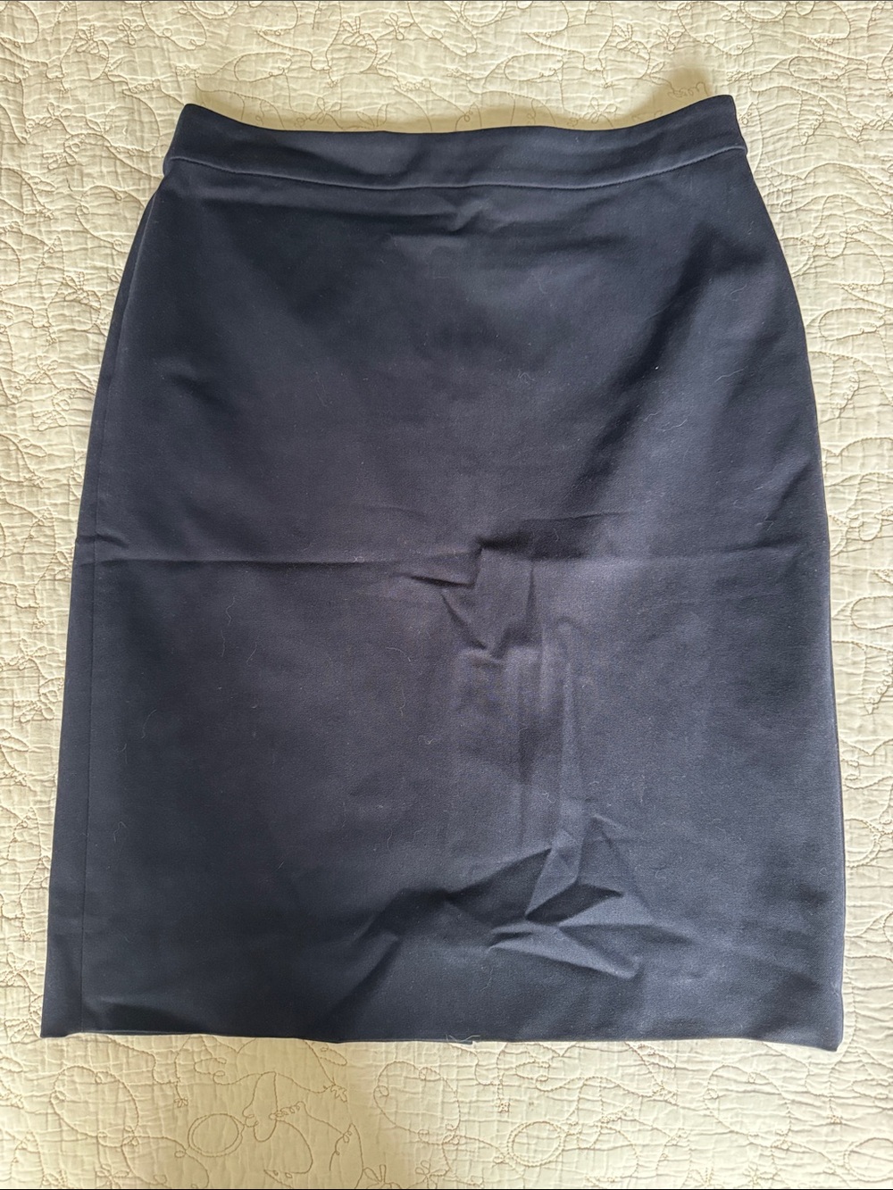 J. Crew Dark Navy Pencil Skirt